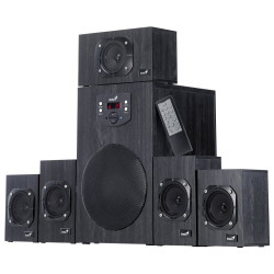GENIUS repro SW-HF 5.1 4500 Ver. II 5.1 125W Dřevěné Dálkové ovládání