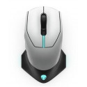 Dell Alienware 610M myš, Drátová+bezdrátová, Optická, 16000 dpi, Černá-stříbrná ( 545-BBCN )