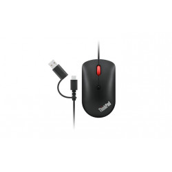 Lenovo ThinkPad myš, Drátová USB, Optická, 2400 dpi, Černá ( 4Y51D20850 )