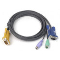 ATEN integrovaný kabel 2L-5203P pro KVM PS 2 3 metry