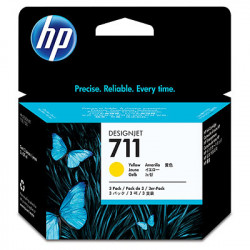 HP CZ136A No. 711 Yellow Ink Cart pro DSJ T120, trojbalení 3x29ml