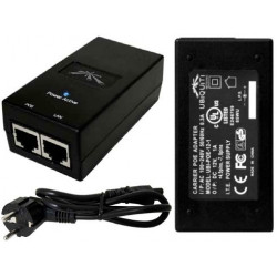 Ubiquiti POE-24, PoE adapter 24V 1A (24W), včetně napájecího kabelu
