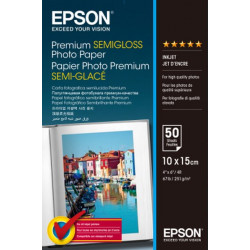 EPSON Paper Premium SemiGlossy Photo 10x15 251g m2 50 Sheets