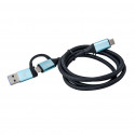 i-tec kabel USB-C na USB-C s integrovanou redukcí na USB-A 3.0