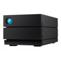LaCie 2big RAID STHJ8000800 - Pole pevných disků - 8 TB - 2 zásuvky - HDD 4 TB x 2 - USB 3.1 Gen 2 (externí) - s 5 let Rescue Data Recovery Service Plan
