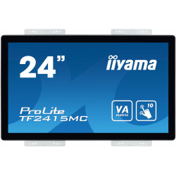 24" iiyama TF2415MC-B2: VA, FullHD, capacitive, 10P, 350cd m2, VGA, DP, HDMI, černý