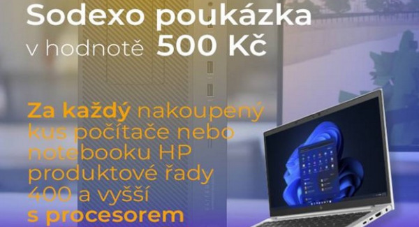 HP a AMD 500 Kč poukázka 