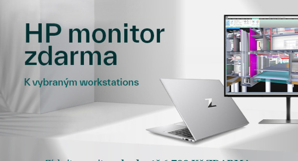 Monitor zdarma k HP workstations