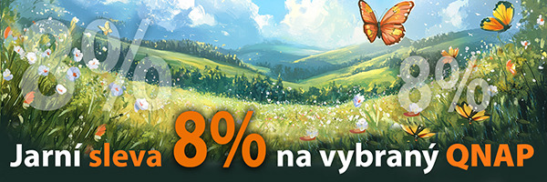 QNAP - jarní sleva 8% na vybraný NAS již od 4.990