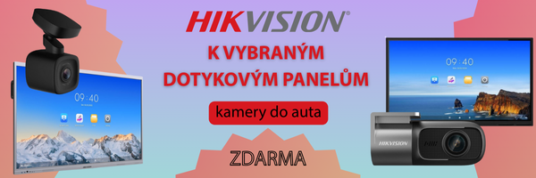 HIKVISION Kamery s autokamerou zdarma