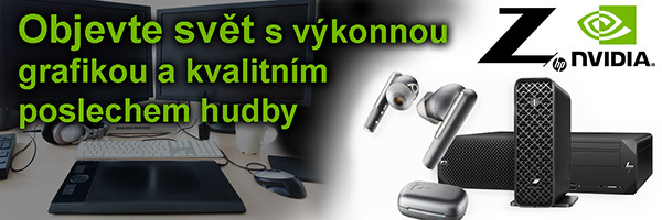 Pracovní stanice HP s RTX GPU NVIDIA + zdarma sluchátka získejte sluchátka Poly Voyager Free 60