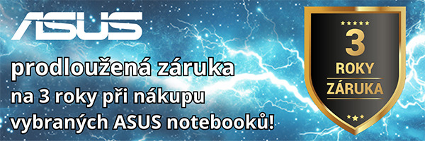  ASUS prodloužená záruka na 3 roky 