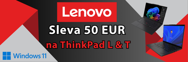 LENOVO Thinkpad - Vaše první notebooky se slevou 1.250 Kč
