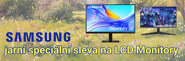 Samsung jarní speciální sleva na LCD Monitory 