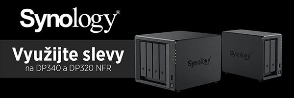 SYNOLOGY Využijte slevy na DP340 a DP320 NFR