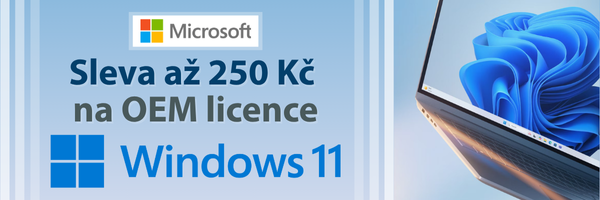 Microsoft Sleva až 250 Kč na OEM Windows 11