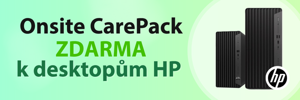 Onsite CarePack zdarma k desktopům HP