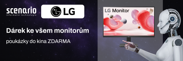Ke každému monitoru LG získáte dárkový poukaz do kina