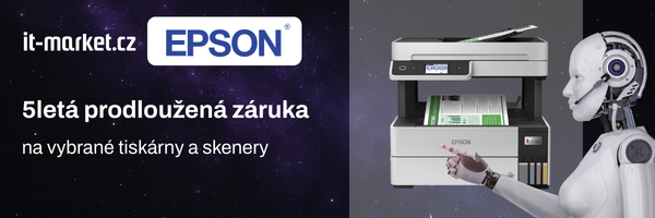 5letá prodloužená záruka na vybrané Tiskárny Epson EcoTank