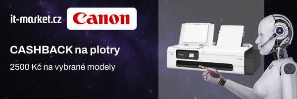 Cashback 2 500 Kč na plotry Canon imagePROGRAF