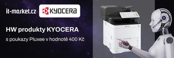 Kyocera odměňuje: poukazy Pluxee za nákupy HW