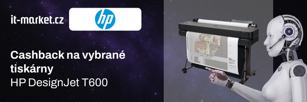 Získejte zpět až 3 400 Kč na HP DesignJet T600