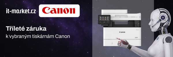 3letá záruka na vybrané tiskárny a skenery Canon