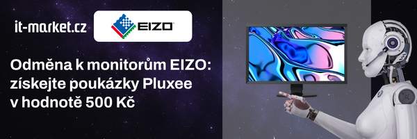 Pluxee odměna k monitorům EIZO