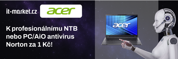 K profesionálnímu NTB nebo PC/AiO antivirus Norton za 1 Kč!