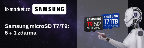 Samsung microSD T7/T9: 5 + 1 zdarma