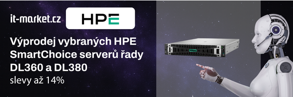 Výprodej vybraných HPE SmartChoice serverů řady DL360 a DL380 – slevy až 14%