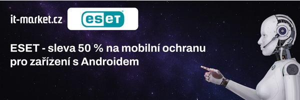 ESET - sleva 50 % na mobilní ochranu pro zařízení s Androidem